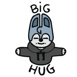 Big Hug Wolf SKZ Zoo Bangchan Gift SVG