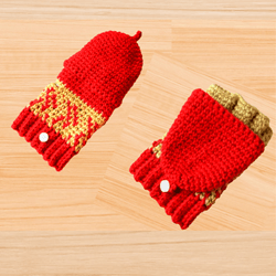 Crochet Gloves Convertible Pdf Pattern