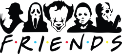 Horror Friends Png, Halloween friends Png, Horror Characters Png, Halloween character Png, Horror PNG, Horror Movie PNG