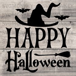 Happy Halloween SVG, Cute Halloween SVG, Ghost svg, Halloween Quote svg, Ghost Vibes svg, Halloween Vibes svg, Cut Files