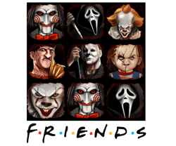 Halloween friends Png, Horror Friends Png, Horror Characters Png, Halloween character Png, Horror PNG, Horror Movie PNG