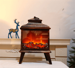 LED Simulation Flame Christmas Decoration Fireplace Light