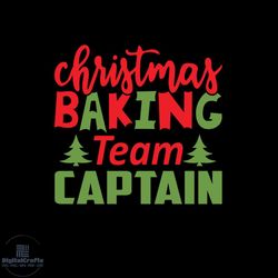 Christmas Baking Team Captain Svg, Christmas Svg, Christmas Baking Svg