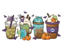 Monster Coffee Latte PNG, Halloween Coffee Png, Harry Fall coffee PNG, Villains Latte, Fall latte png, Cut File