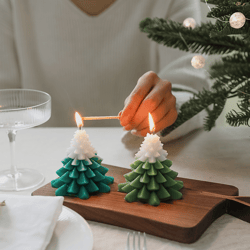 Hand Gift Ins Shooting Props Decoration Small Christmas Tree Scented Candle