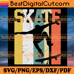 Vintage Skate Svg, Trending Svg, Skate Player Svg, Skate Svg, Skating Svg, Skateboarding Svg, Skateboard Svg,