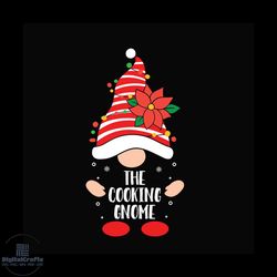 The Cooking Gnome Svg, Christmas Svg, Gnomes Svg, ChristmasCooking svg