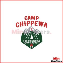 Camp Chippewa Addams Family Values SVG Digital Cricut File