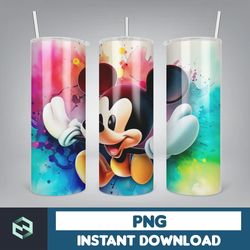 3D Mickey Mouse Tumbler Wrap, 20 OZ 3D Cartoon Sublimation Designs, Kids Cartoon Tumbler Wrap (2)