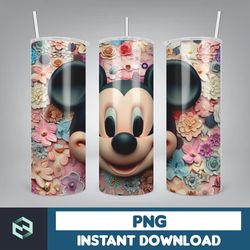 3D Mickey Mouse Tumbler Wrap, 20 OZ 3D Cartoon Sublimation Designs, Kids Cartoon Tumbler Wrap (6)