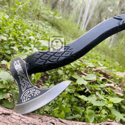 Tactical Tomahawk Handmade Throwing Hatchet Axe Steel Blade Survival Axe For Lovers
