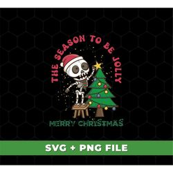 This The Season To Be Jolly Svg, Horror Christmas Svg, Horror Christmas Svg, Merry Christmas, SVG For Shirts, PNG Sublim