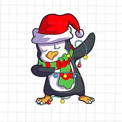 dabbing penguin svg, penguin christmas svg, penguin xmas svg, penguin santa hat svg, funny penguin svg