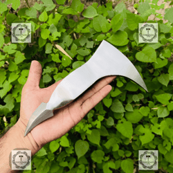 new polished spike axe head / hatchet integral viking tomahawk throwing axe head