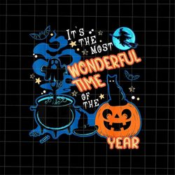 It's the Most Wonderful Time Of The Year Png, Funny Quote Halloween Png, Skeletons Dancing Png, Black Cat Halloween Png,