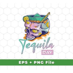 Tequila Day Eps, Tequila In Skull Glass Eps, Happy Tequila Eps, Tequila Design Eps, Colorful Skull Eps, SVG For Shirts,