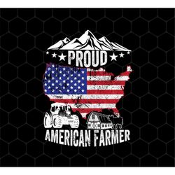 American Flags Png, Proud American Farmer Png, Tractor Love Gift Png, American Farmer Png, Love Farming Png, Png Printab