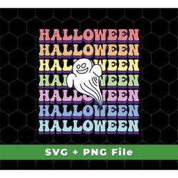 Halloween Party Svg, Ghost Halloween Svg, Groovy Halloween Svg, Halloween's Day Gifts, Halloween Party Svg, Svg For Shir