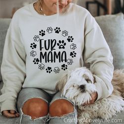 Fur Mama SVG, Dog Mom svg, Dog Face svg, Dog Mom png svg, Dog Mama svg, Dog Lover svg, Mother's Day svg, Dogs Svg, Fur M