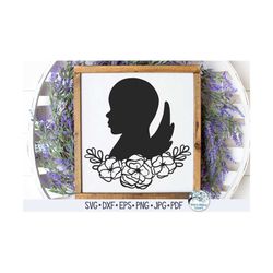 baby angel svg, angel with flowers, floral baby angel, miscarriage, infant loss, baby memorial, infant memorial, baby wi