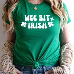 Wee Bit Irish svg, Retro svg, St. Patrick's Day svg, Shamrock svg, Irish svg, Cricut projects, Silhouette, Lucky shirt s
