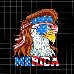 Merica Png, 4th Of July Png, American Bald Eagle Mullet Png, America Eagle Png, Eagle Mullet Png, Patriotic Day Png, Fou