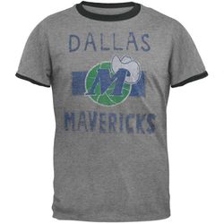 Dallas Mavericks &8211 Classic Logo Soft Ringer T-Shirt