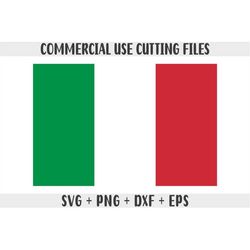 Italy  flag SVG Original colors, Italy Flag Png, Commercial use for print on demand, Cut files for Cricut, Cut files for
