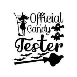 Official candy tester Png, Halloween Png, Halloween silhouettes, Happy Halloween Png, Pumpkins Png, Ghost Png, Png File