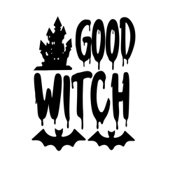 Good witch Png, Halloween Png, Halloween silhouettes, Happy Halloween Png, Pumpkins Png, Ghost Png, Png File