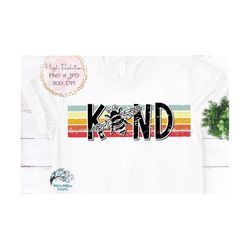 Be Kind PNG, Bee Kind Sublimation PNG, Retro Bee Kind, Vintage Bee Kind, Retro Sublimation Printable Png Jpg, Be Kind Sh