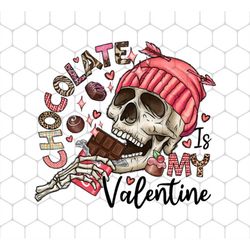 Valentine's Day Png, Chocolate Is My Valentine Png, Love Chocolate Png, Skull Chocolate Png, Valentine Png, Png For Shir