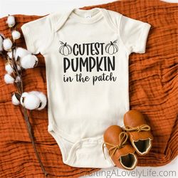 Cutest Pumpkin in the Patch SVG, Kids Fall Shirt svg, Baby Shirt svg, Fall svg Designs, Pumpkin Patch svg, Its Fall Yall