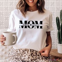 Mom Split SVG, Mom Monogram SVG, Mother's Day Gift svg, Mom Shirt Svg, Cricut projects, Silhouette, Cricut Cut File, Mom