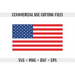United States of America flag SVG Original colors, USA Flag Png, Commercial use svg Cut files for Cricut, Cut files for