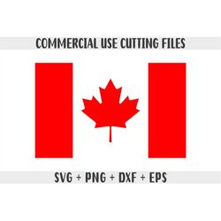 Canada flag SVG Original colors, Canada Flag Png, Commercial use for print on demand, Cut files for Cricut, Cut files fo