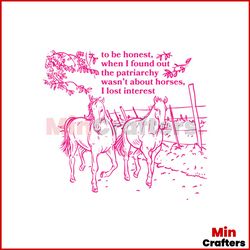horses are not the patriarchy svg barbie movie quote svg