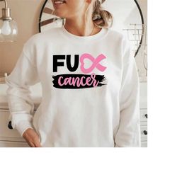 Fuck Cancer Shirt,Cancer Awareness Shirt,Cancer Support Tee,Cancer Warrior Shirt,Cancer Gift,Pink Ribbon Awareness Shirt