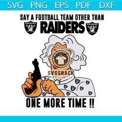 Madea Say A Football Team Other Than Raiders Svg, Sport Svg, Madea Svg, Las Vegas Raiders Svg, Raiders Svg, Raiders Made