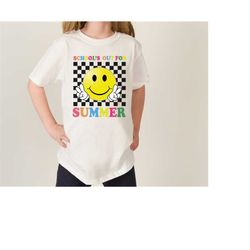 school's out for summer smiley face shirt,smiley face vacancy mode outfit,teacher summer t-shirt,summer gifts for studen