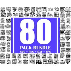 4 in 1 SVG Bundles, Motivational Svg bundle, Mom svg bundle, Dad svg Bundle, Fishing Svg Bundle, Funny Quotes Svg Bundle