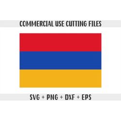 Armenia flag SVG Original colors, Armenia Flag Png, Commercial use for print on demand, Cut files for Cricut, Cut files