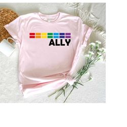 Pride Ally Shirt,LGBTQ Ally Shirt,Pride Best Friend Shirts,Pride Month Gifts,Love Is Love Shirt,Rainbow Shirt,LGBT Ally