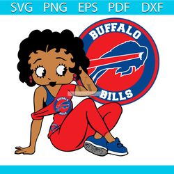 Buffalo Bills Betty Boop Svg, Sport Svg, Buffalo Bills Football Team Svg, Buffalo Bills Svg, Buffalo Bills Fans Svg, Bet