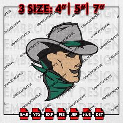Stetson Logo Embroidery files, NCAA Embroidery Designs, Stetson Hatters Machine Embroidery, NCAA