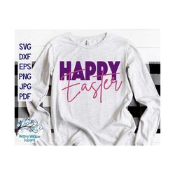 Happy Easter SVG for Cricut, Happy Easter Shirt Design, Happy Easter Sign Decal, Happy Easter Sign, Vinyl Decal Cut File