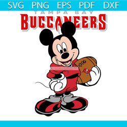 Tampa Bay Buccaneers Mickey NFL Svg, Sport Svg, Tampa Bay Buccaneers Svg, Buccaneers Svg, Buccaneers Mickey Svg, Buccane