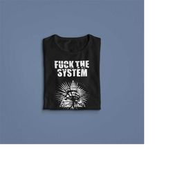 Fuck The System Shirt, Conspiracy Theorist Gift, Fake News T-Shirt, Funny Political Tee, Gaslighting Tshirt, Conspiracy
