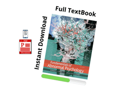 Full PDF - Fundamentals of Abnormal Psychology Ninth Edition by Comer - Instant Download