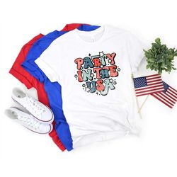 Retro Party in the USA Shirt,Party In The USA Shirt,4th of July Shirt,Independence Day Shirt,USA Patriotic Tee,4th of Ju